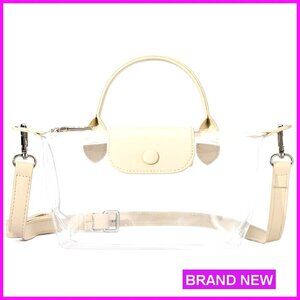 Stadium Approved Clear Crossbody Bag Small PVC Purse for Concerts Events